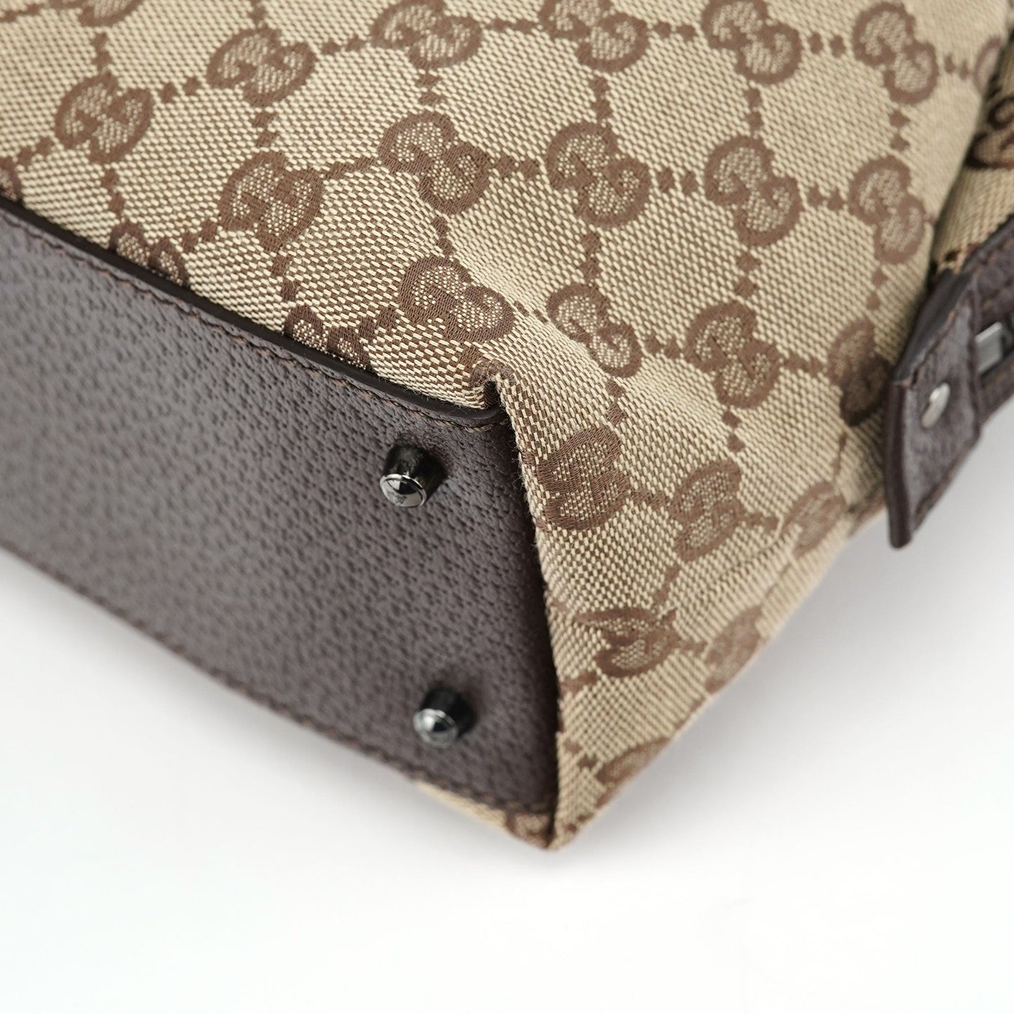 Beige Brown GG Tote Bag