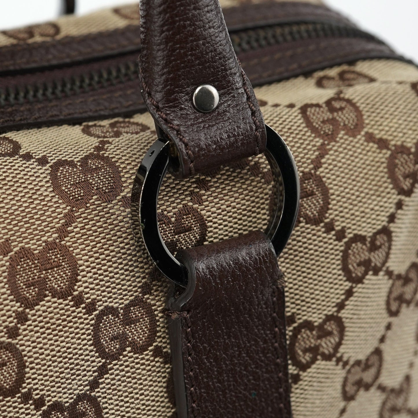 Beige Brown GG Tote Bag