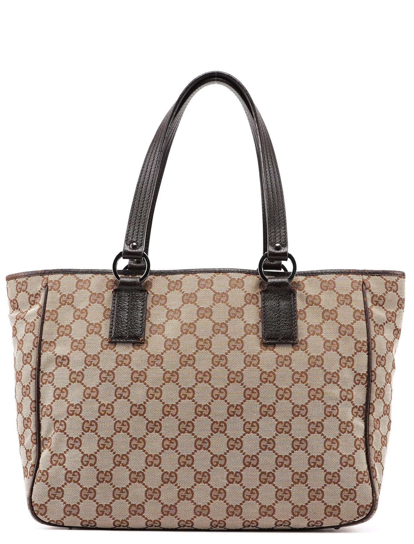 Beige Brown GG Tote Bag