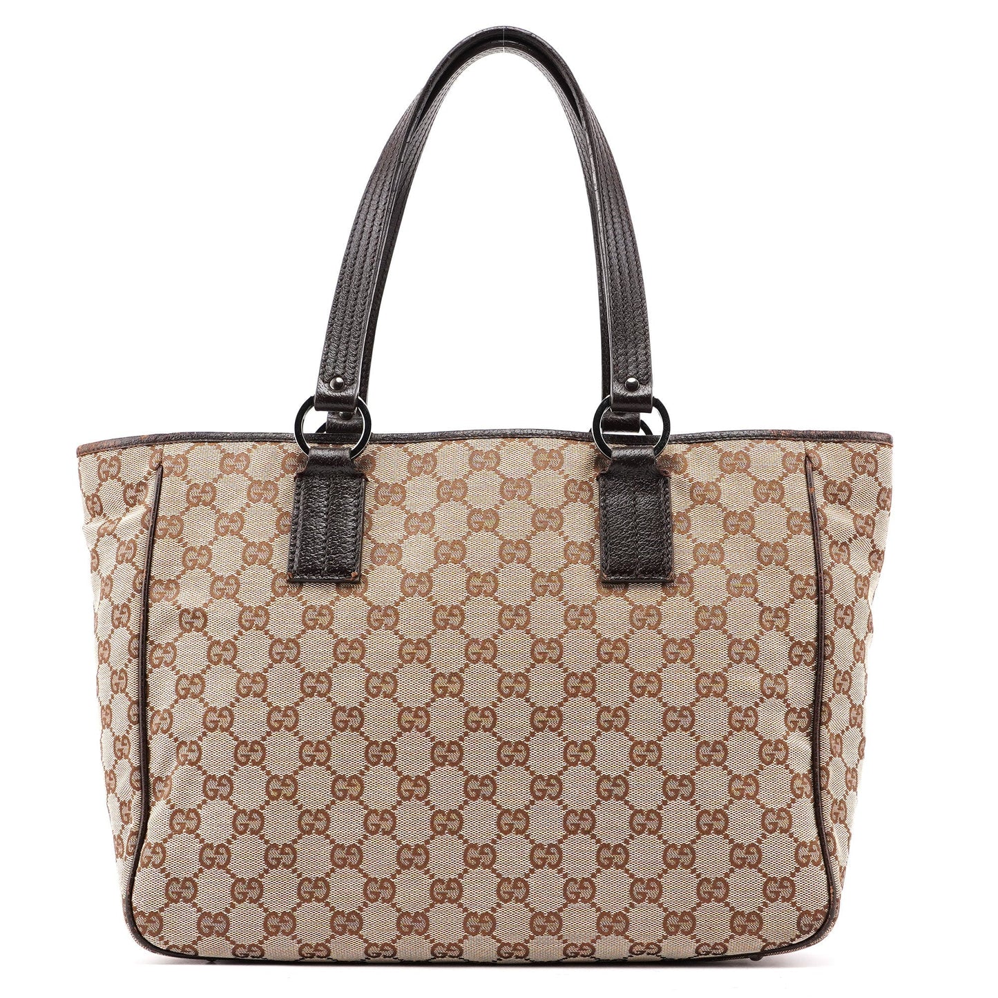 Beige Brown GG Tote Bag