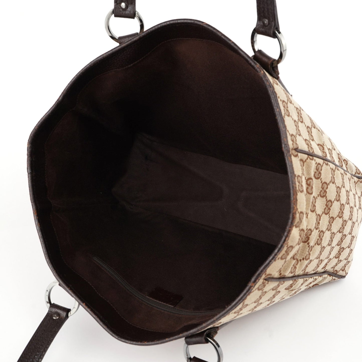 Beige Brown GG Tote Bag