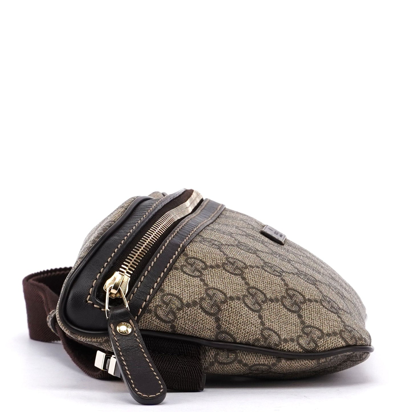Beige Brown GG Waist Bag