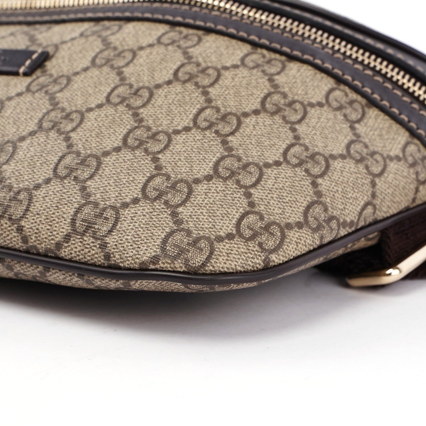 Beige Brown GG Waist Bag