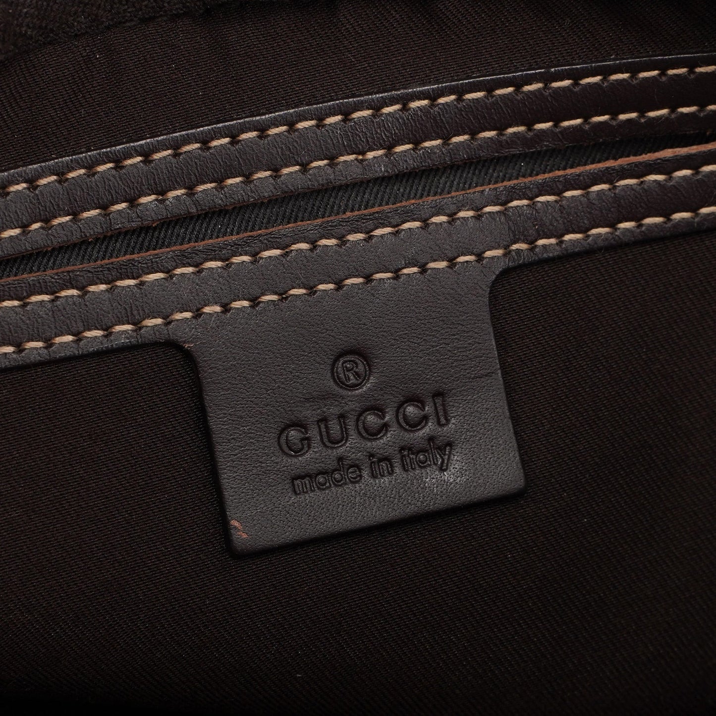 Beige Brown GG Waist Bag