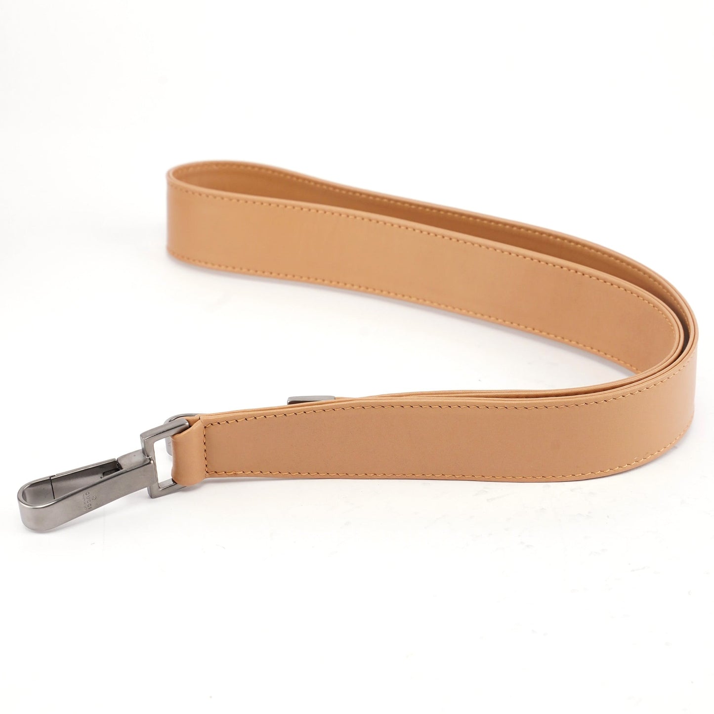 Beige Calfskin Bamboo 2-Way Bag