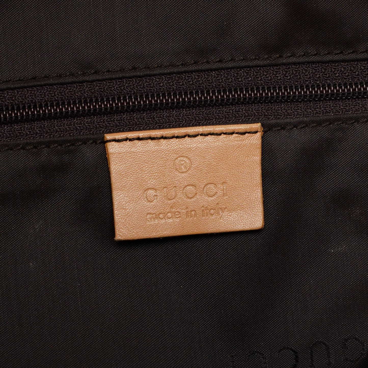 Beige Calfskin Bamboo 2-Way Bag