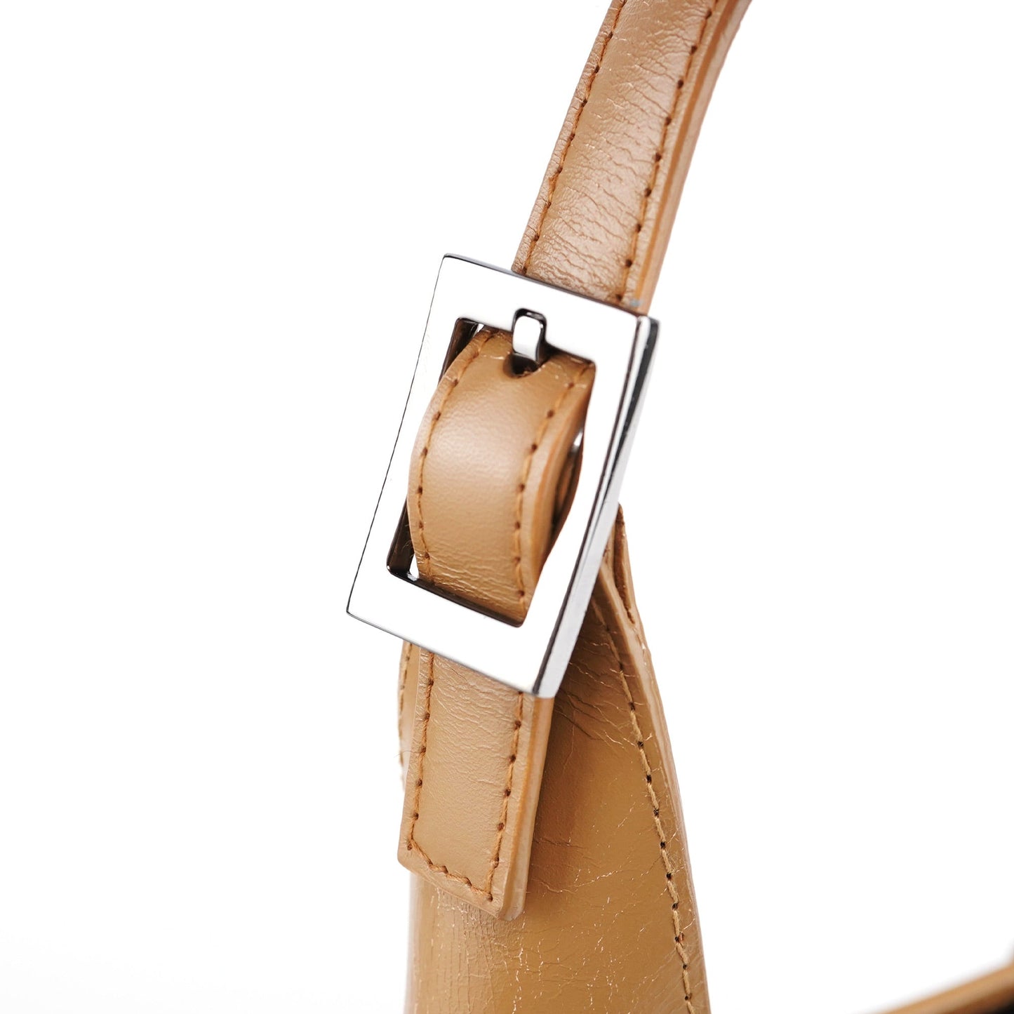 Beige Calfskin Jackie Shoulder Bag