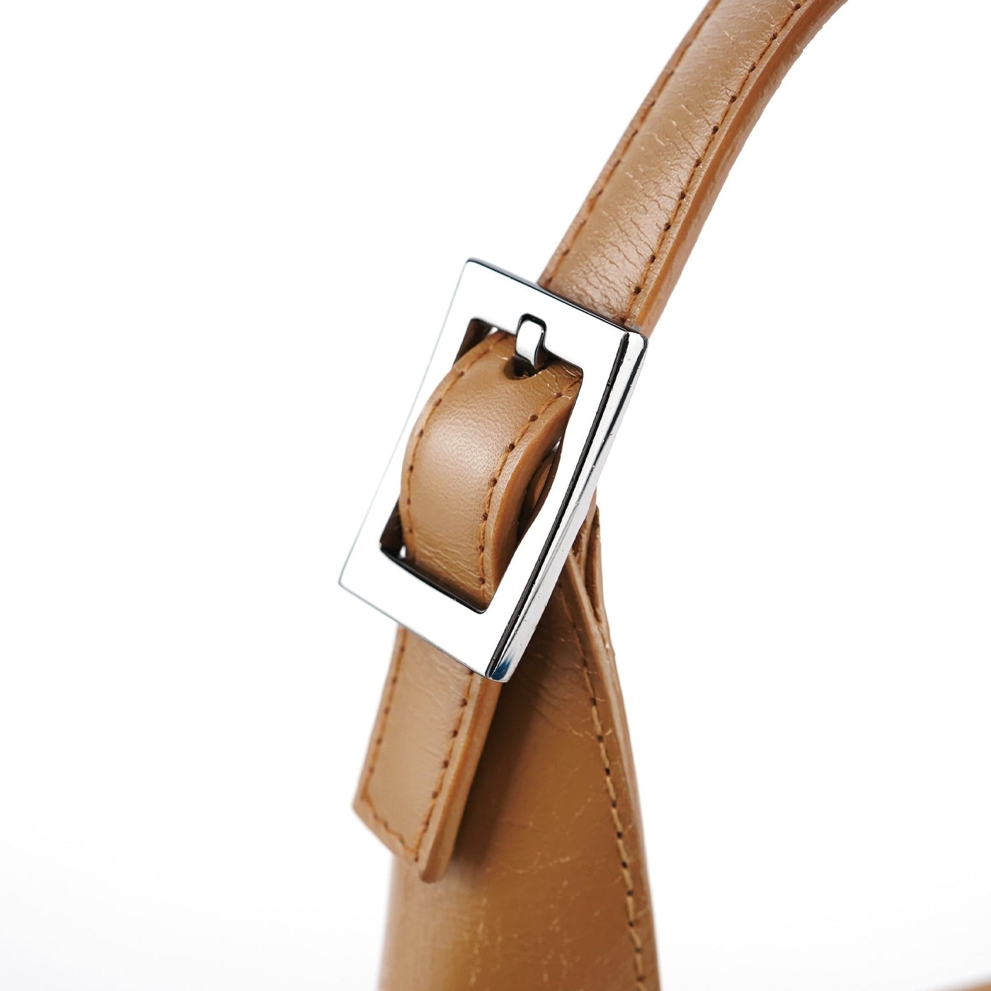 Beige Calfskin Jackie Shoulder Bag