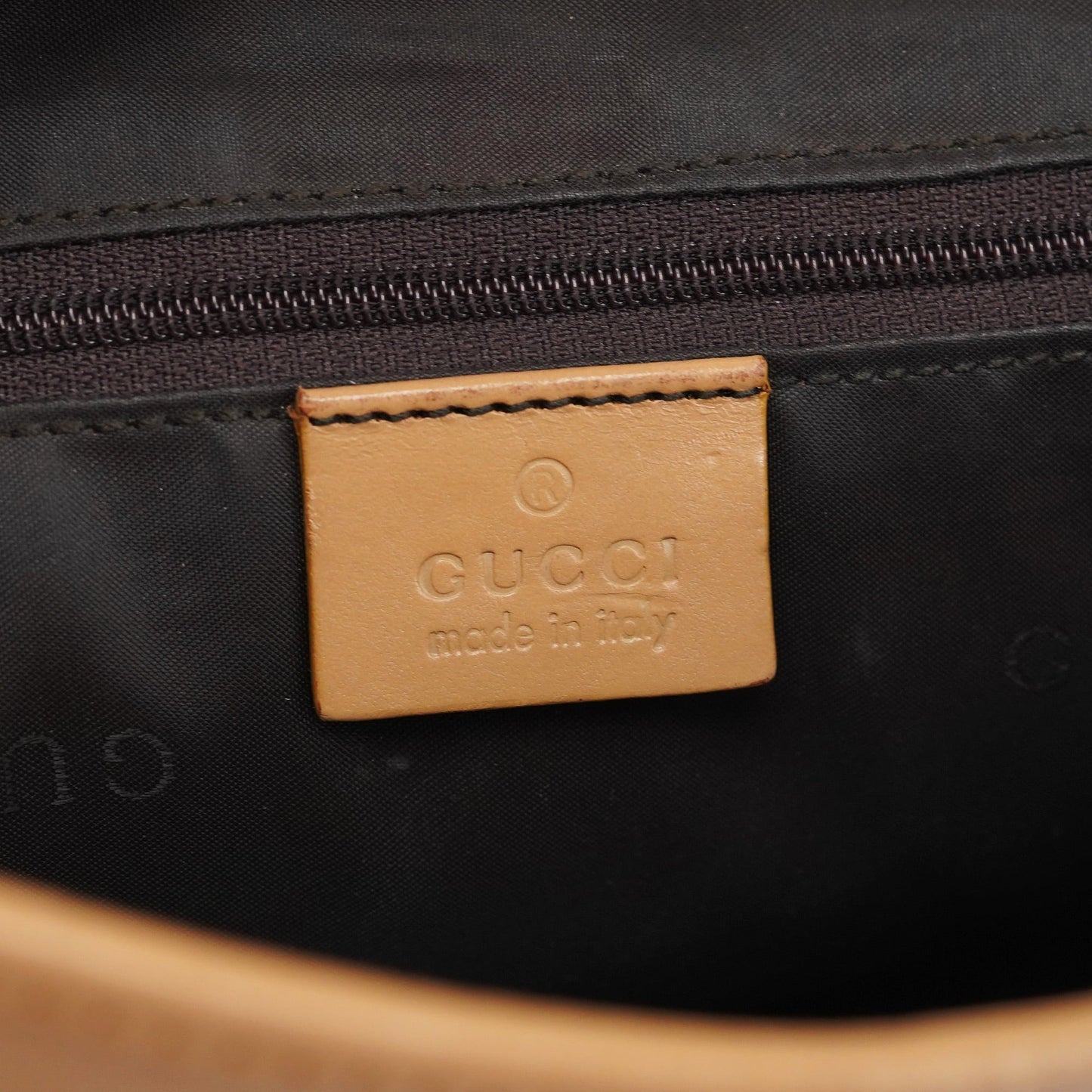 Beige Calfskin Jackie Shoulder Bag