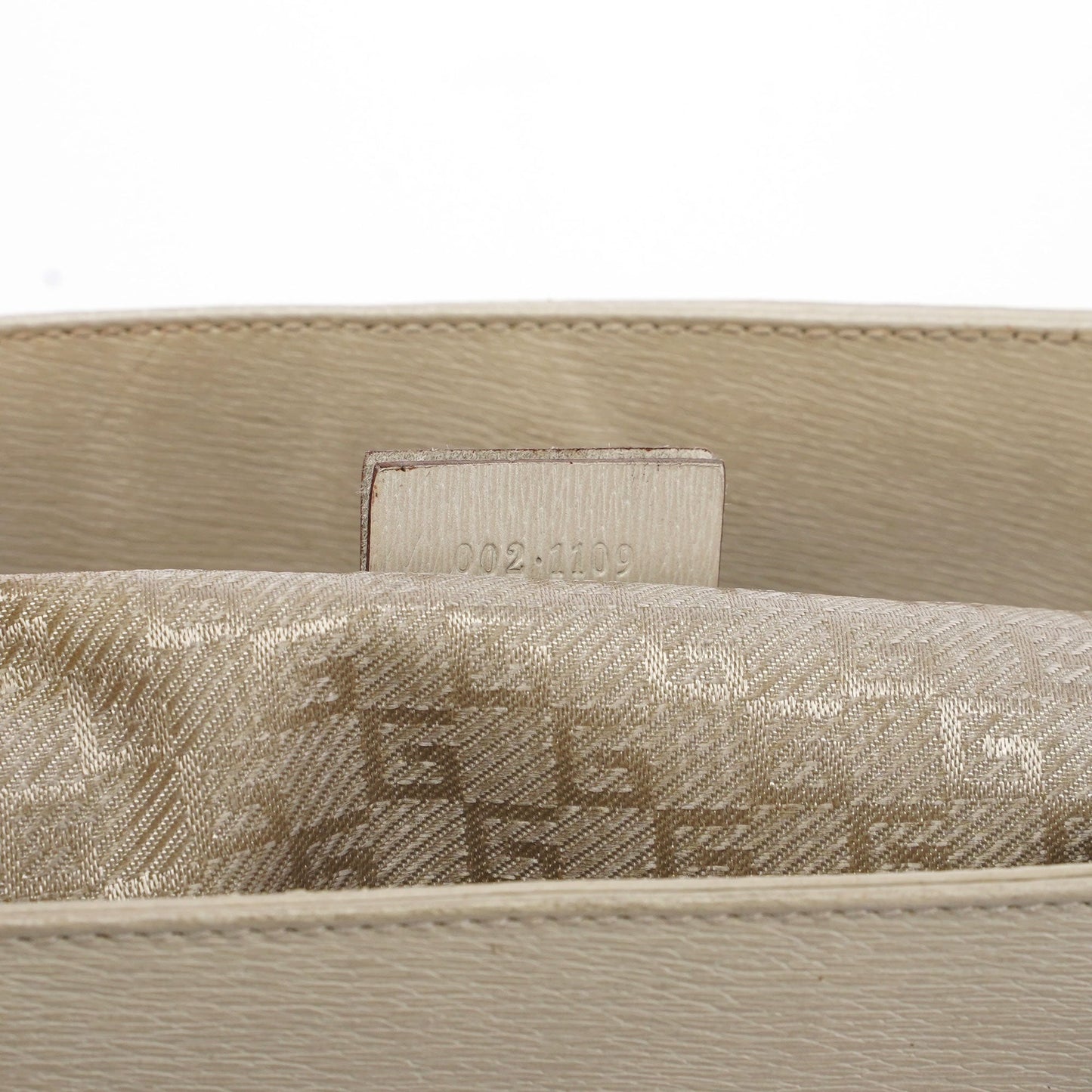 Beige Canvas G Tote