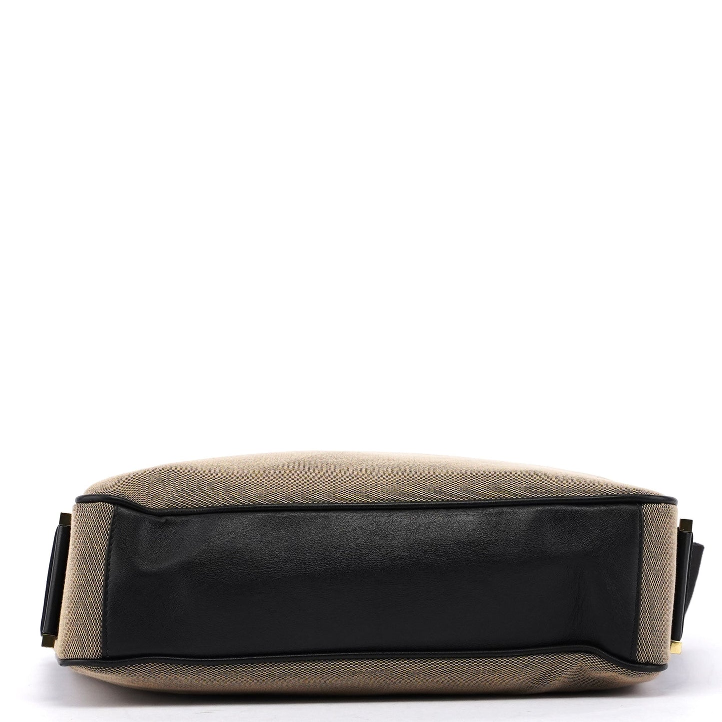 Beige Canvas Jackie Shoulder Bag