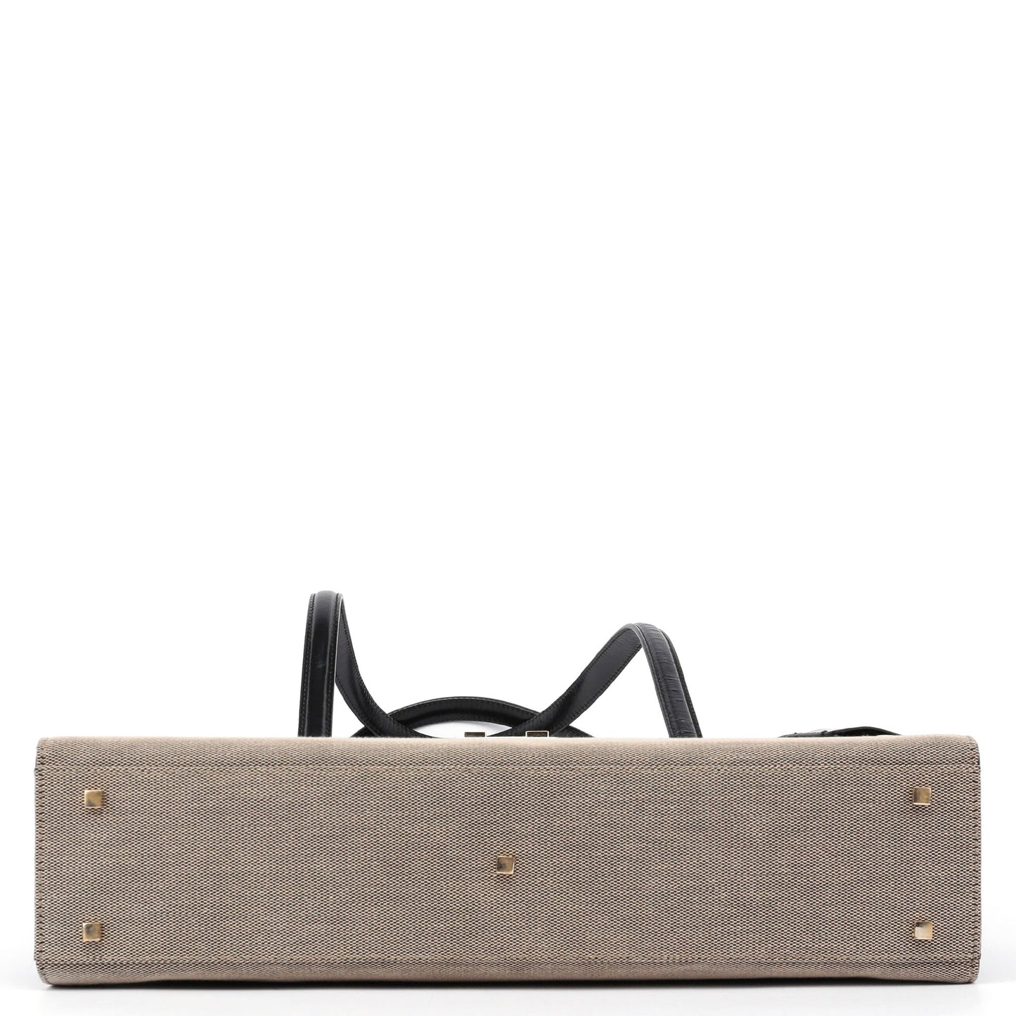 Beige Canvas Keylock Tote