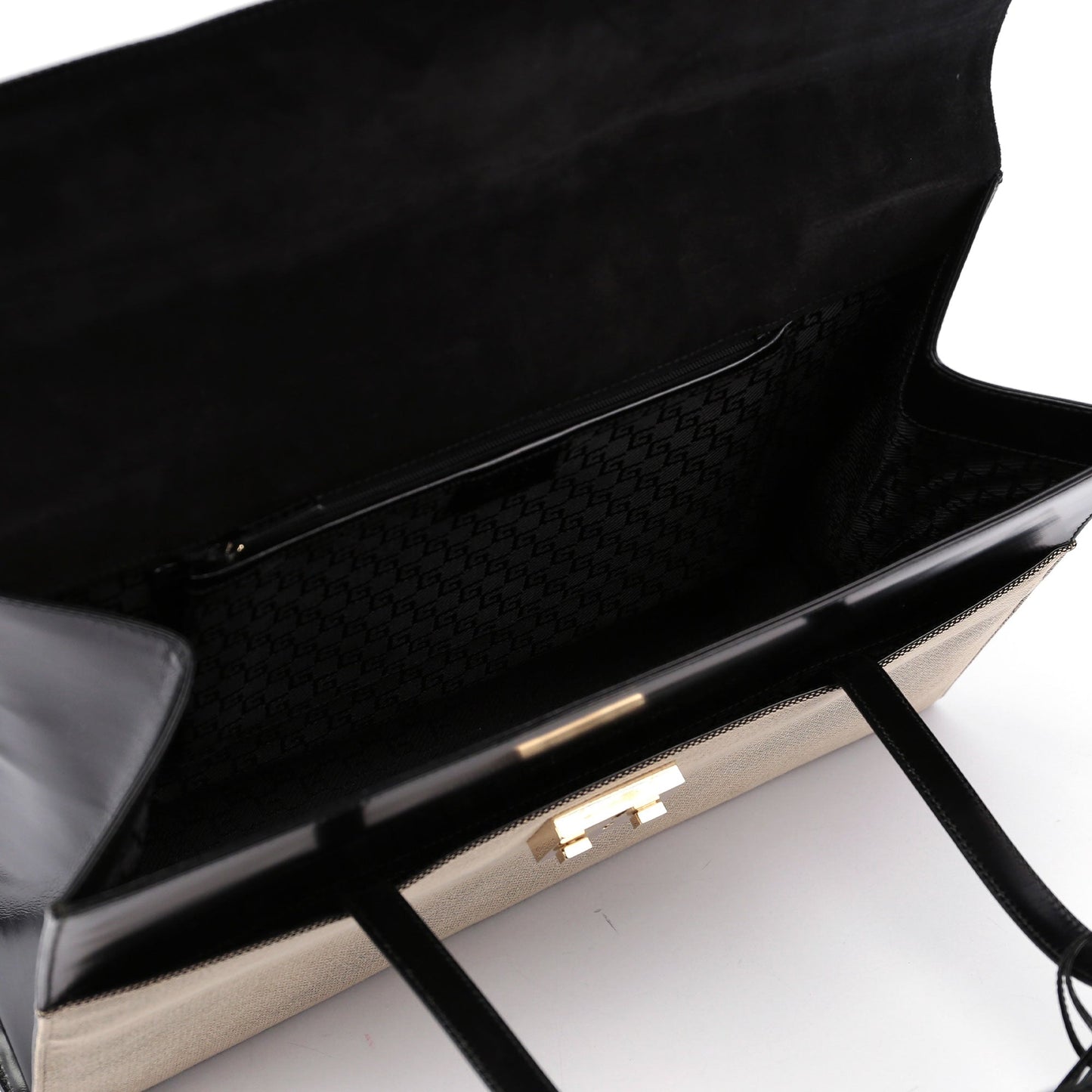 Beige Canvas Keylock Tote