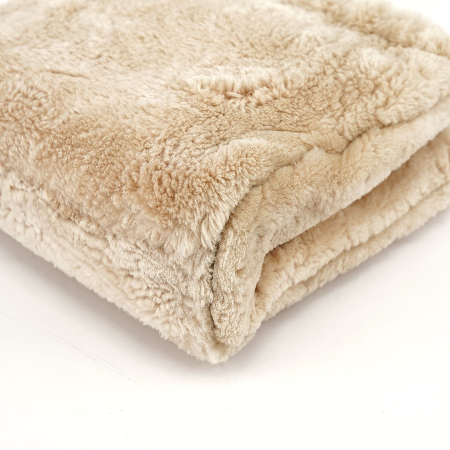 Beige Fur Horsebit Tote Bag