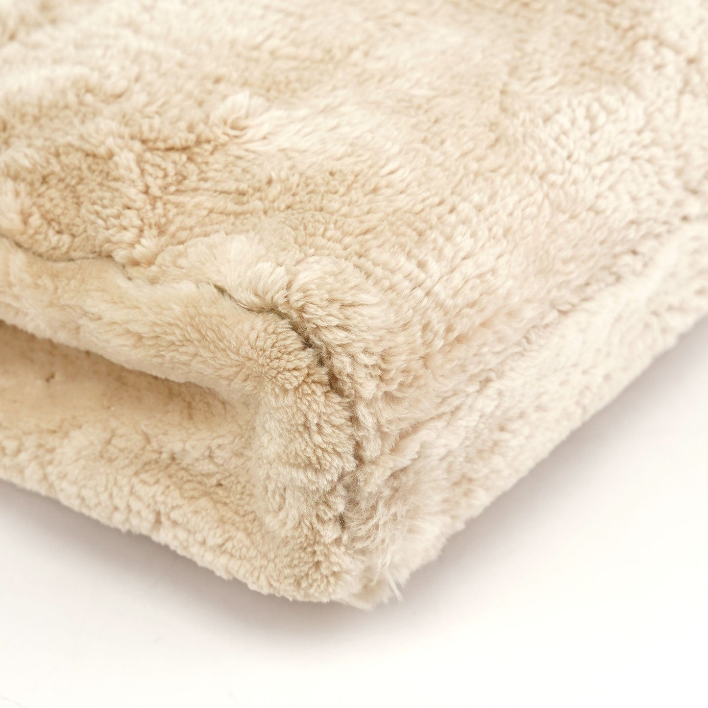 Beige Fur Horsebit Tote Bag