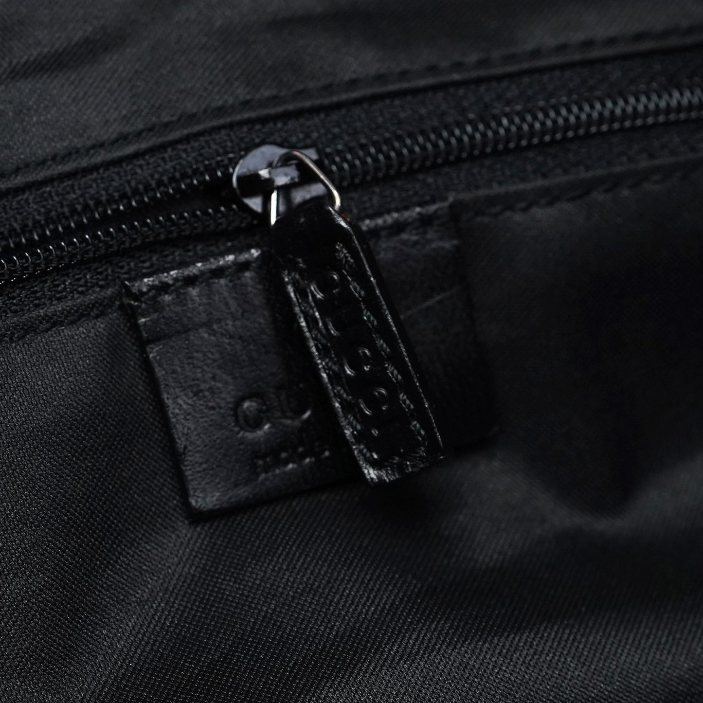 Beige GG Bamboo Shoulder Bag