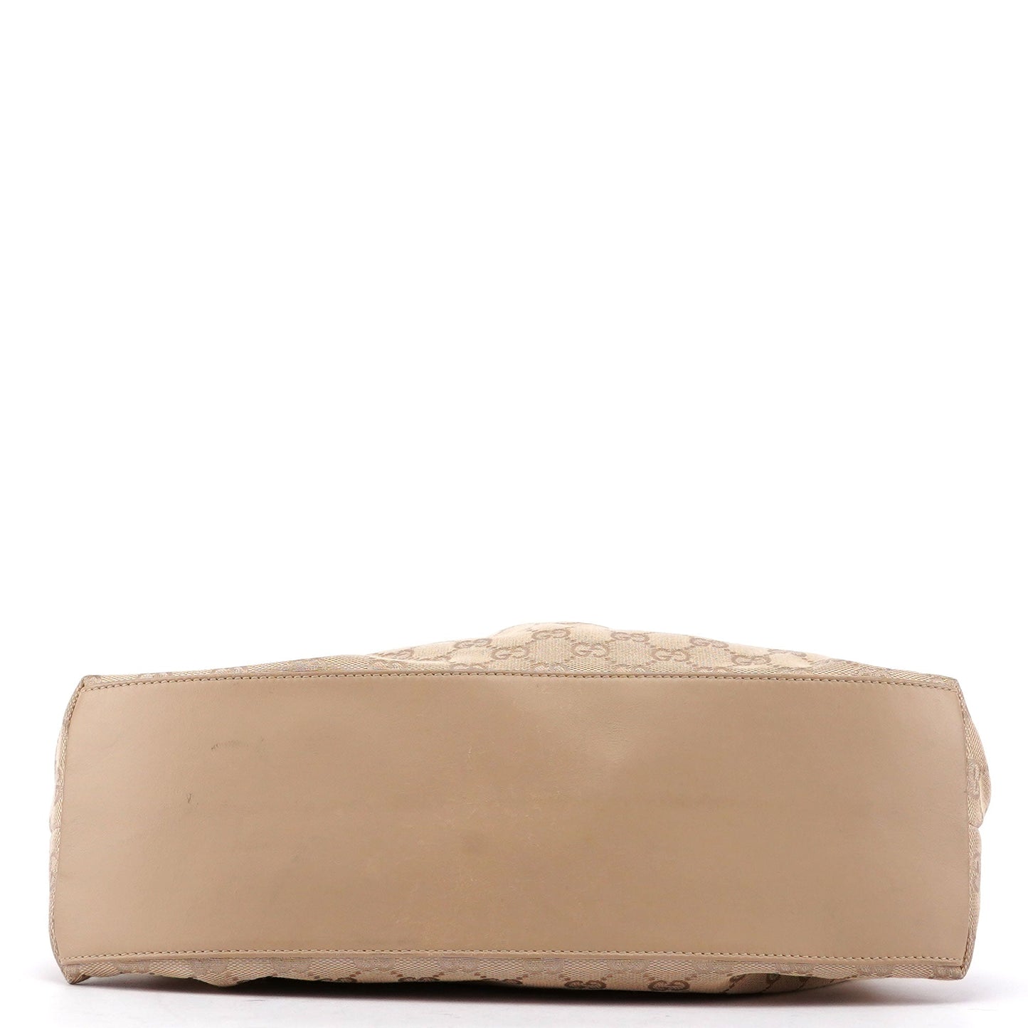 Beige GG Bamboo Top Handle Bag