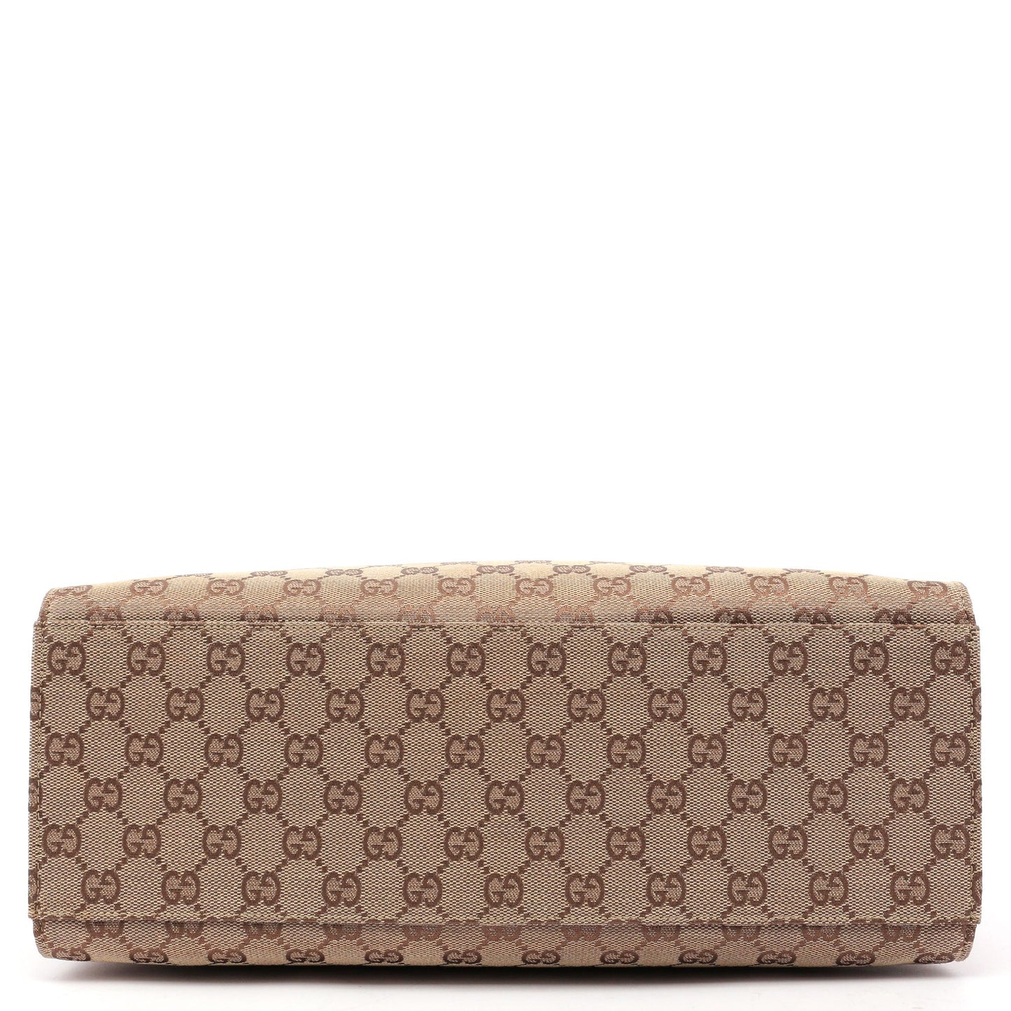 Beige GG Bamboo Tote Bag