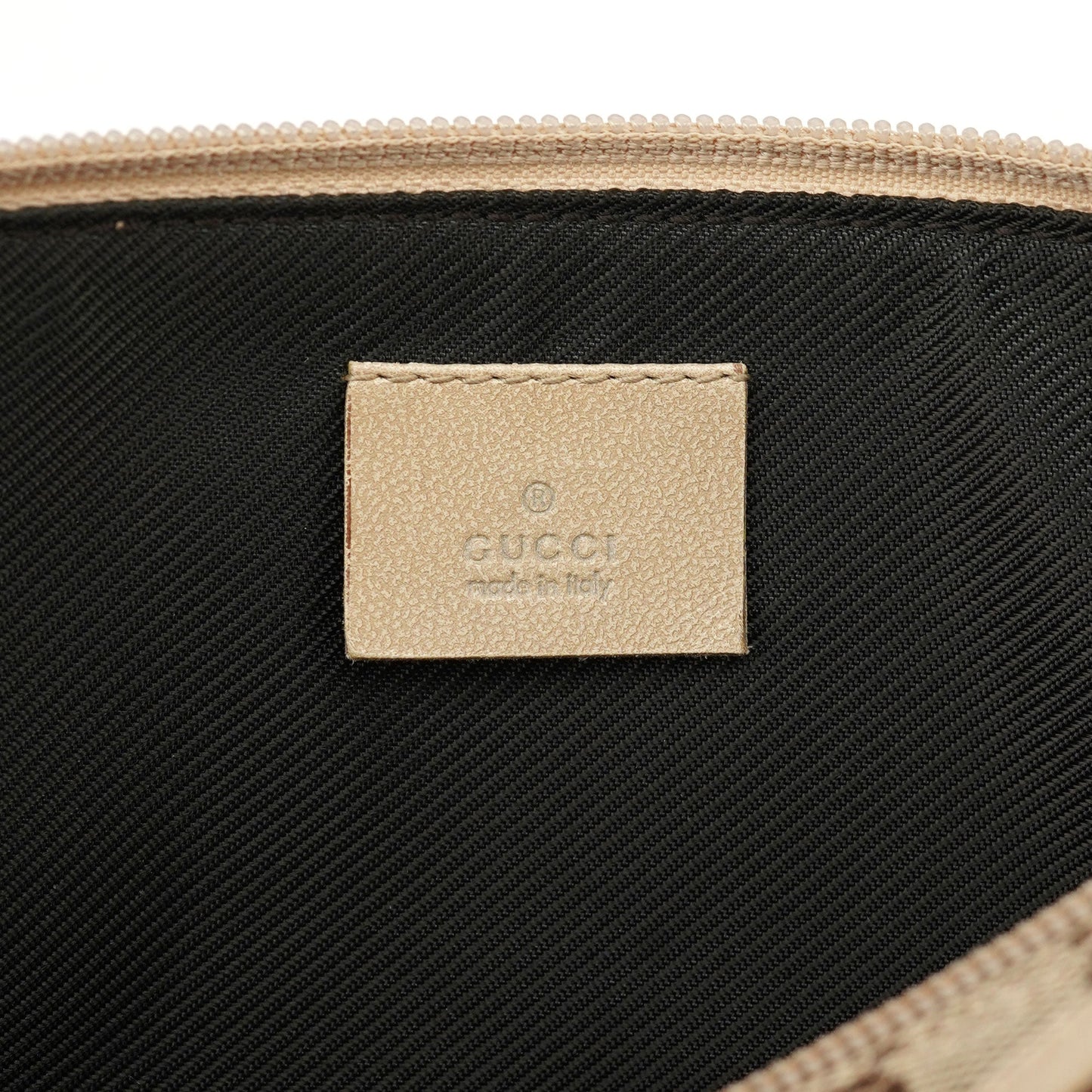 Beige GG Boat Pochette