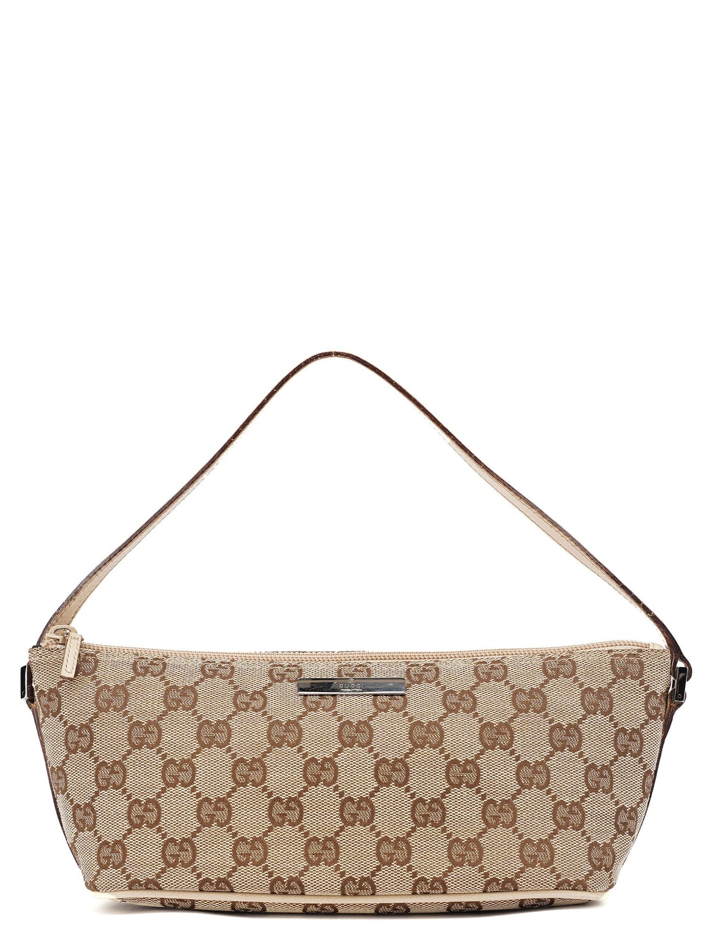 Beige GG Boat Pochette