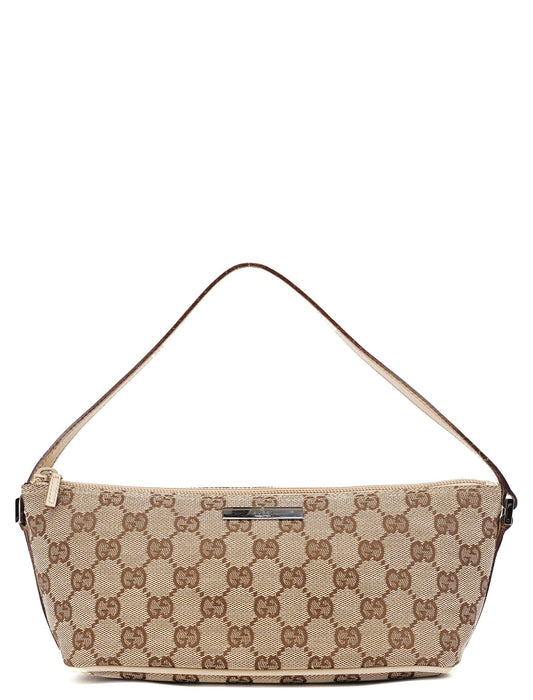 Beige GG Boat Pochette