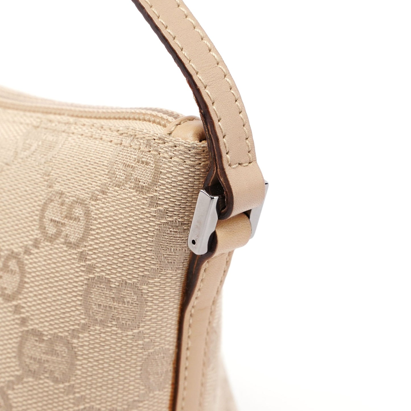 Beige GG Boat Pochette