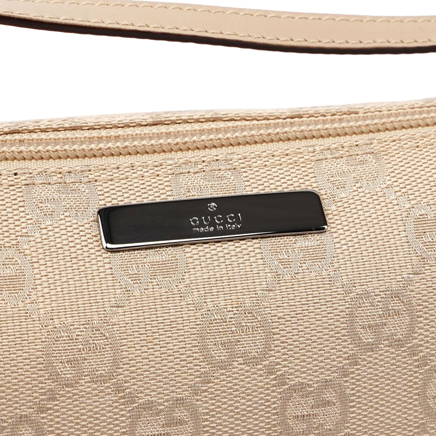 Beige GG Boat Pochette