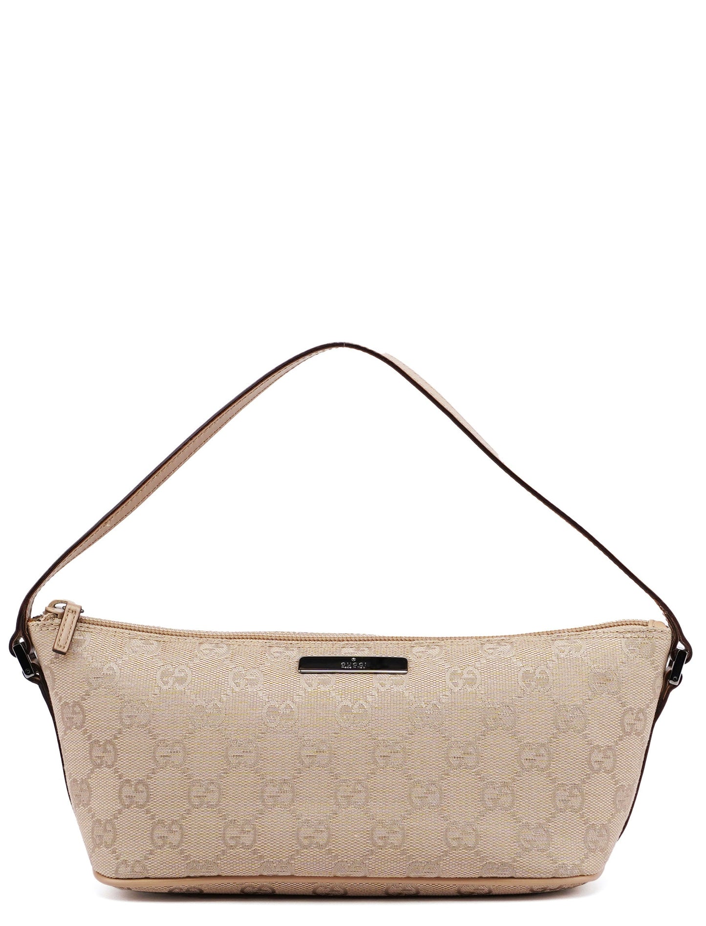 Beige GG Boat Pochette