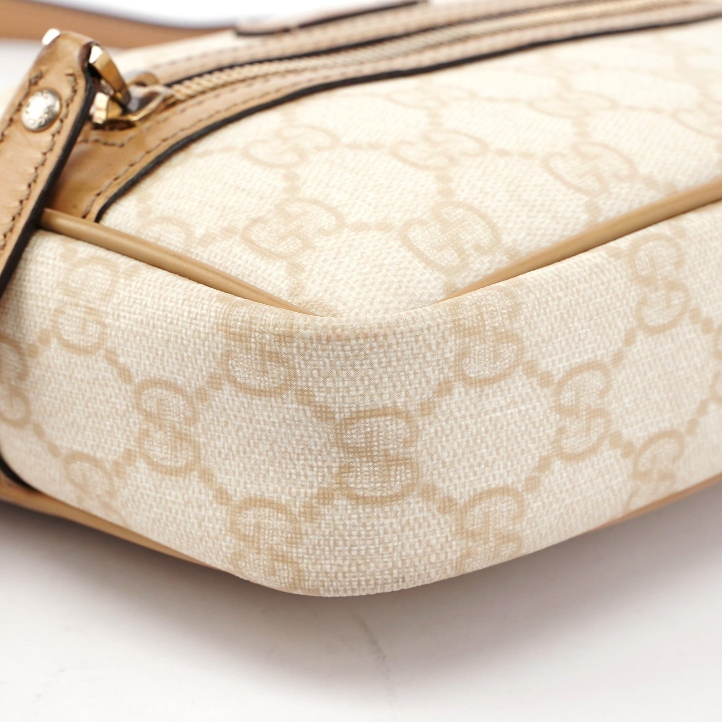 Beige GG Crossbody Bag