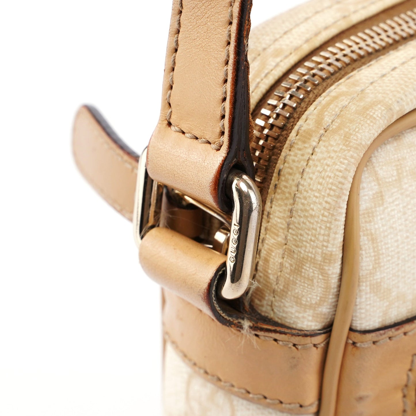 Beige GG Crossbody Bag