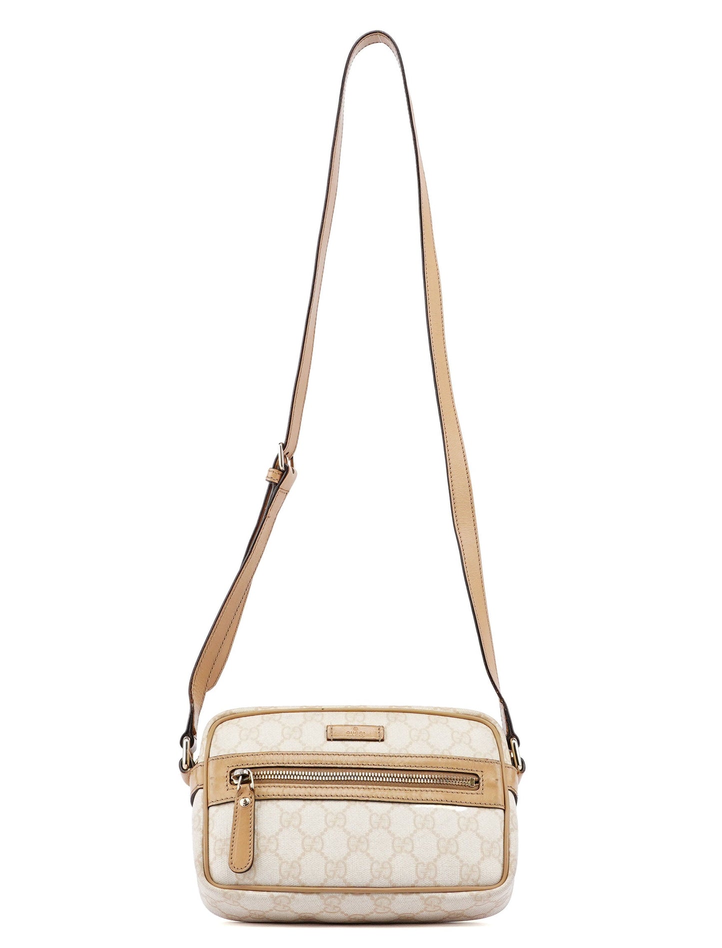 Beige GG Crossbody Bag