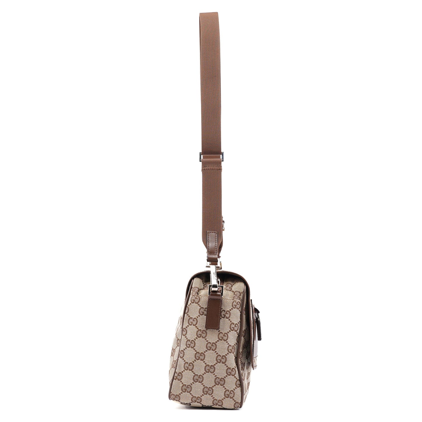 Beige GG Crossbody Bag