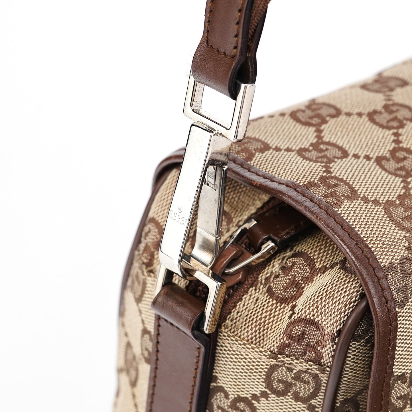Beige GG Crossbody Bag
