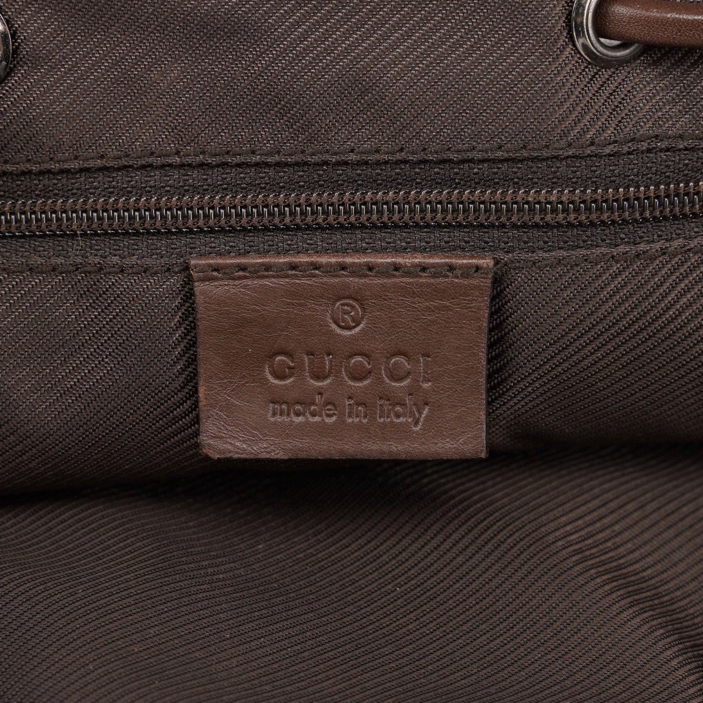 Beige GG Drawstring Tote