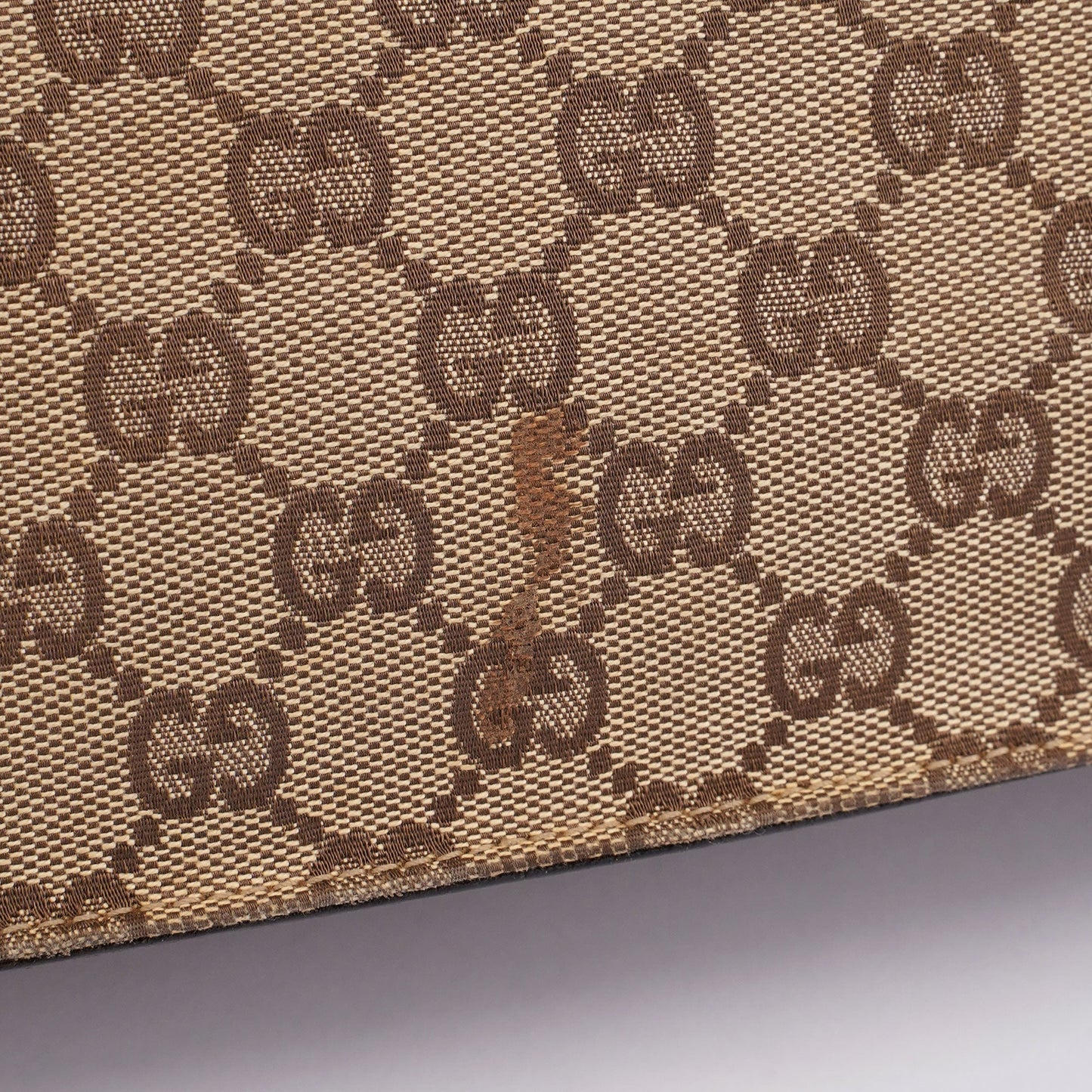 Beige GG Drawstring Tote