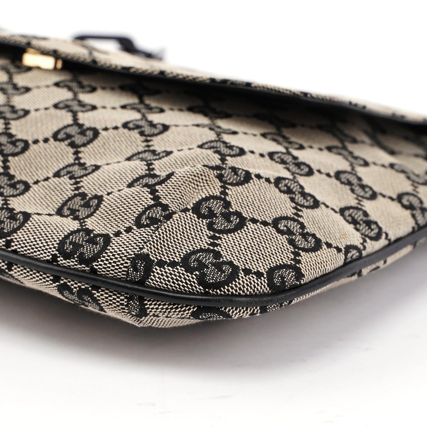 Beige GG Flap Plastic Chain Shoulder Bag