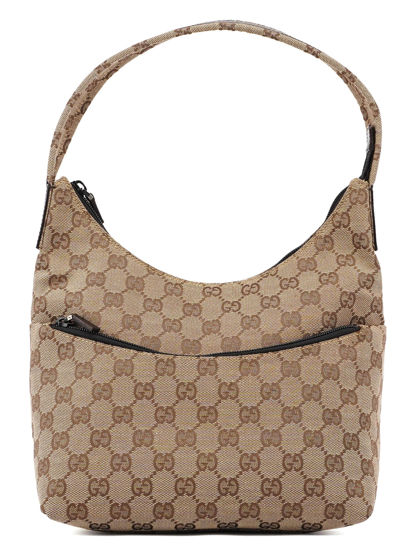 Beige GG Hobo Shoulder Bag