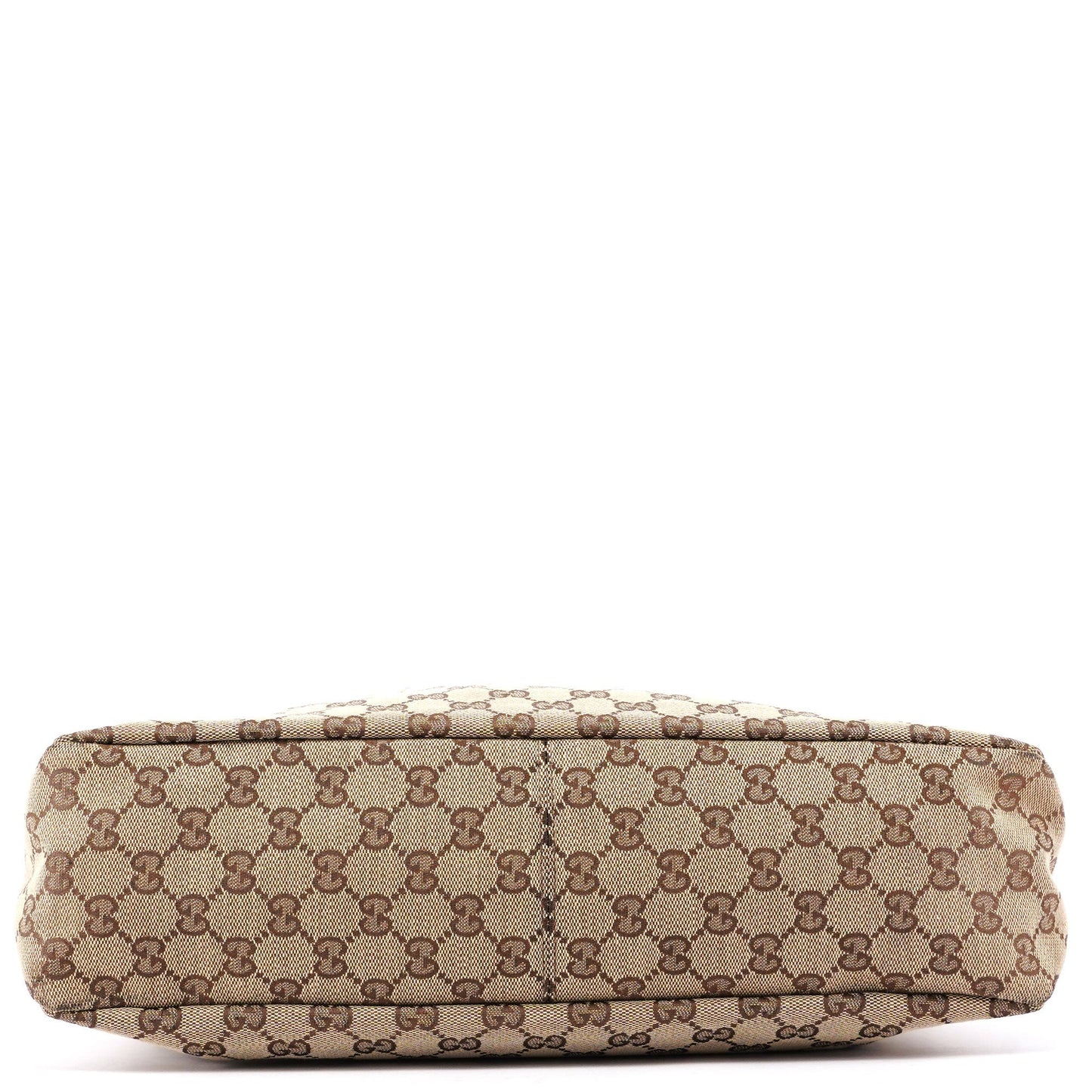 Beige GG Horsebit Hobo Shoulder Bag