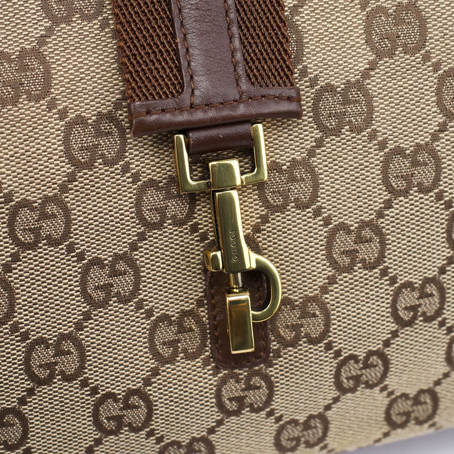 Beige GG Jackie Shoulder Bag