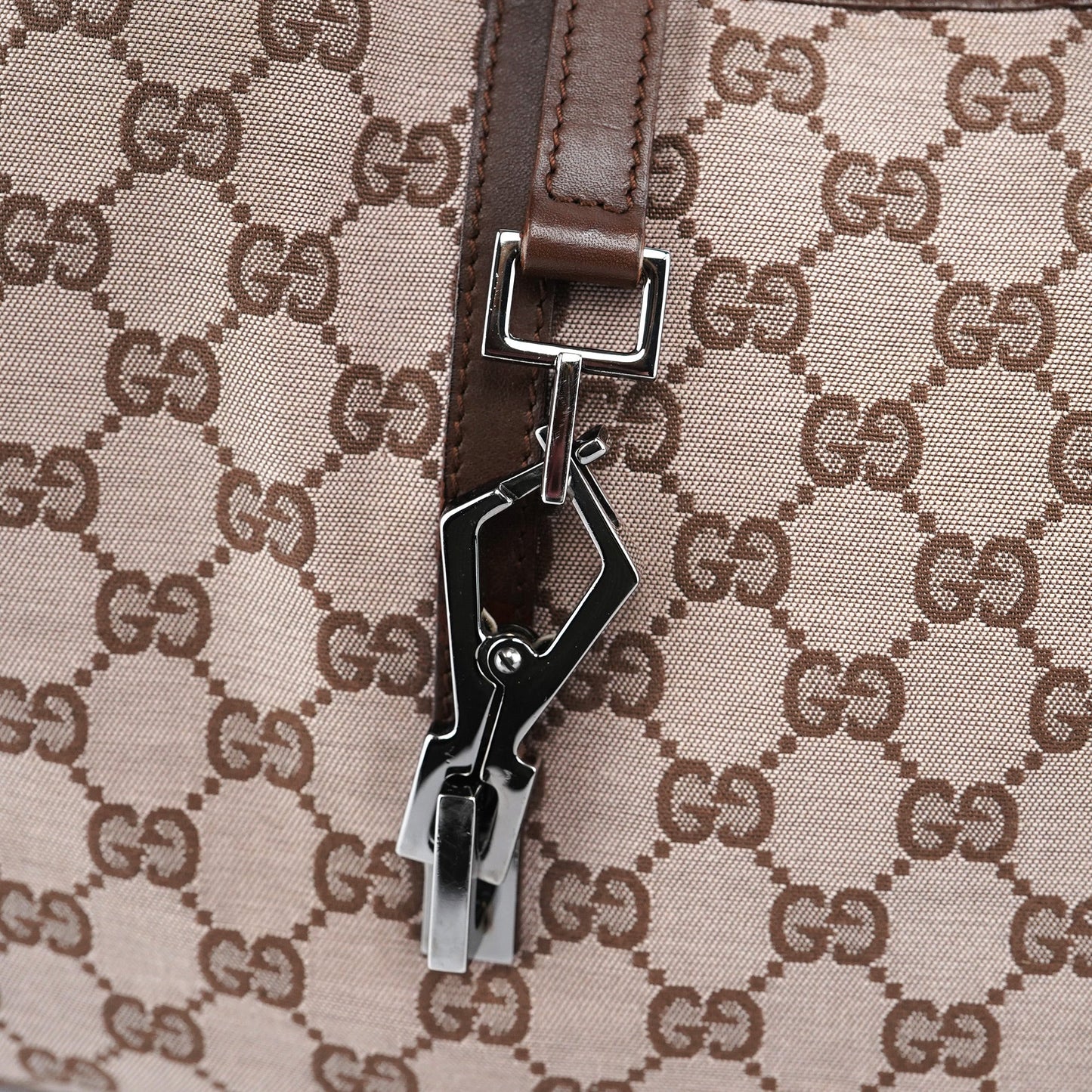 Beige GG Jackie Shoulder Bag