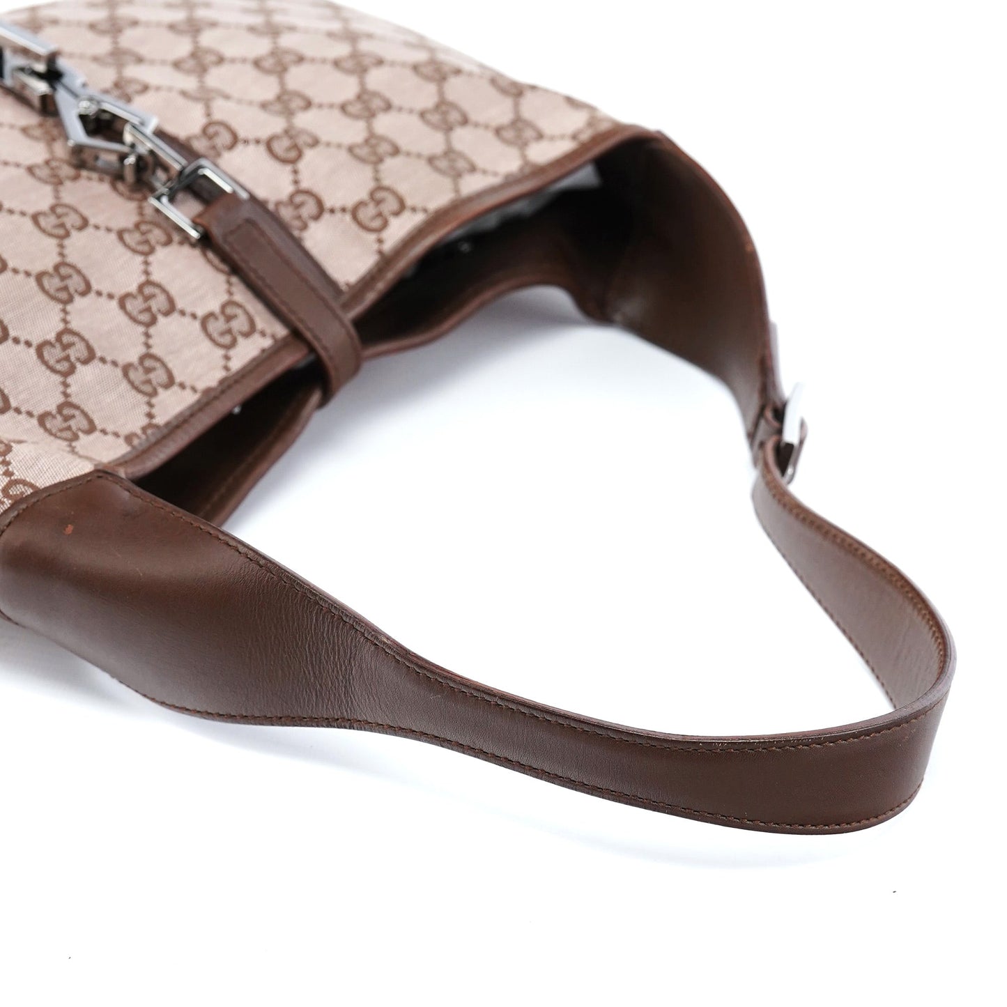 Beige GG Jackie Shoulder Bag