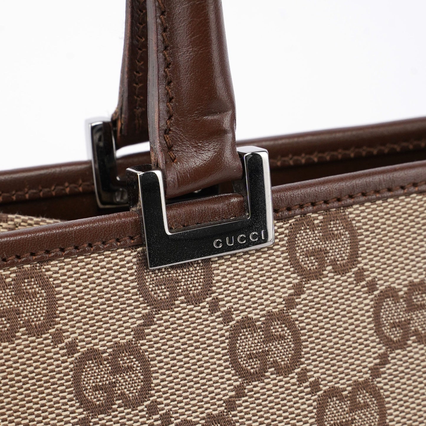 Beige GG Jackie Tote