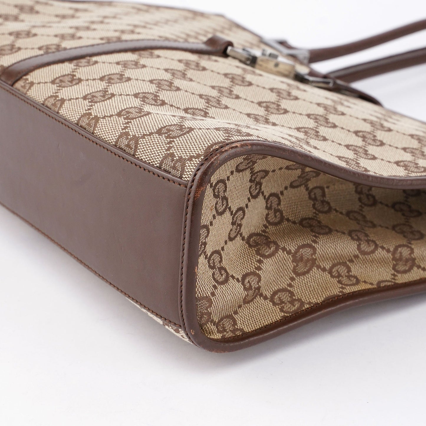 Beige GG Jackie Tote