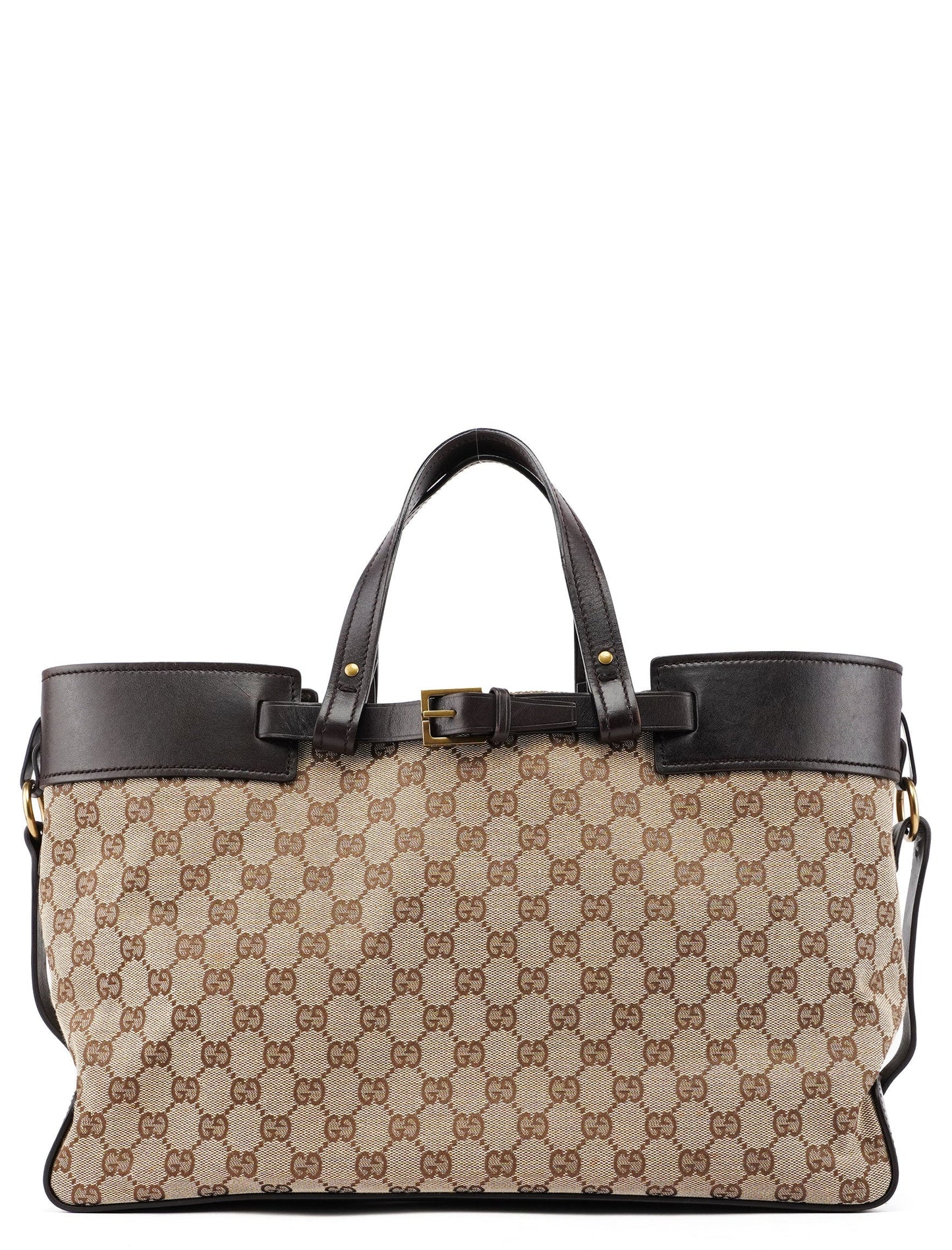 Beige GG Large Tote Bag