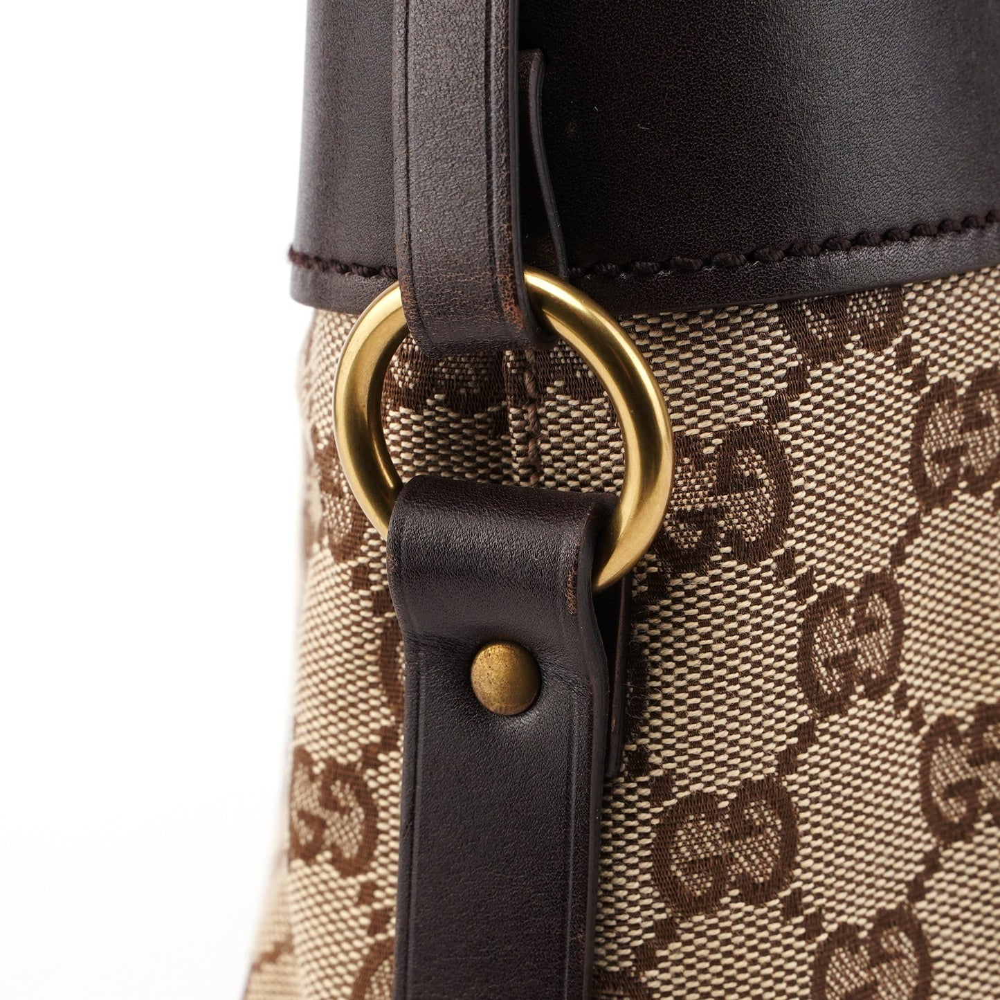 Beige GG Large Tote Bag