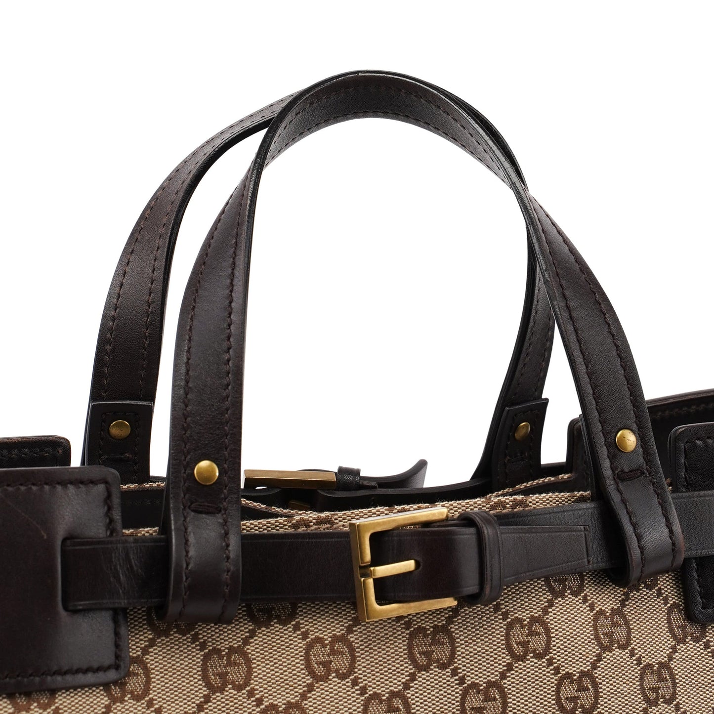 Beige GG Large Tote Bag