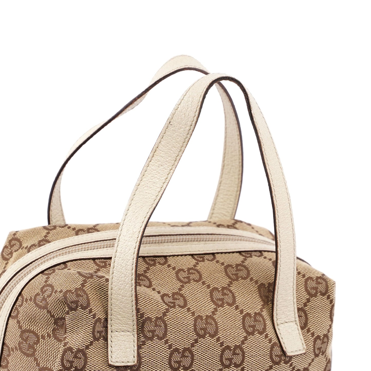 Beige GG Mini Bowling Bag