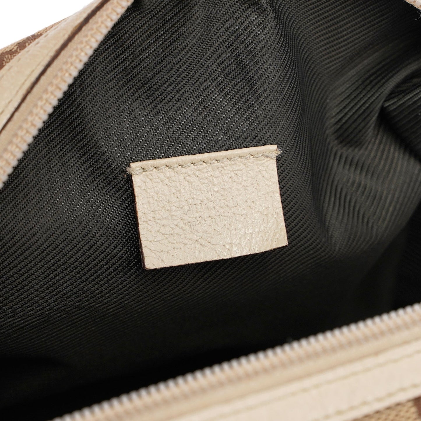 Beige GG Mini Bowling Bag