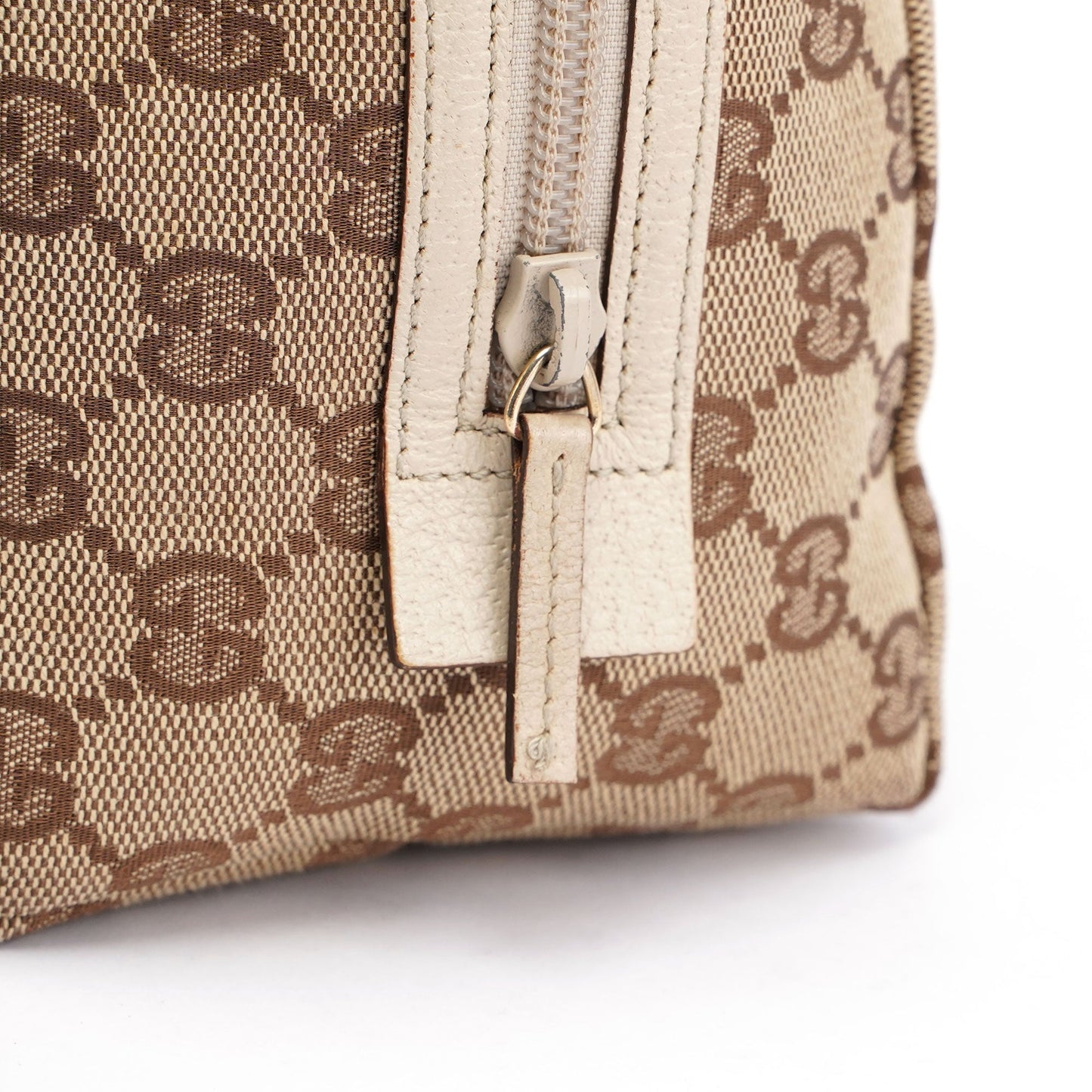 Beige GG Mini Bowling Bag