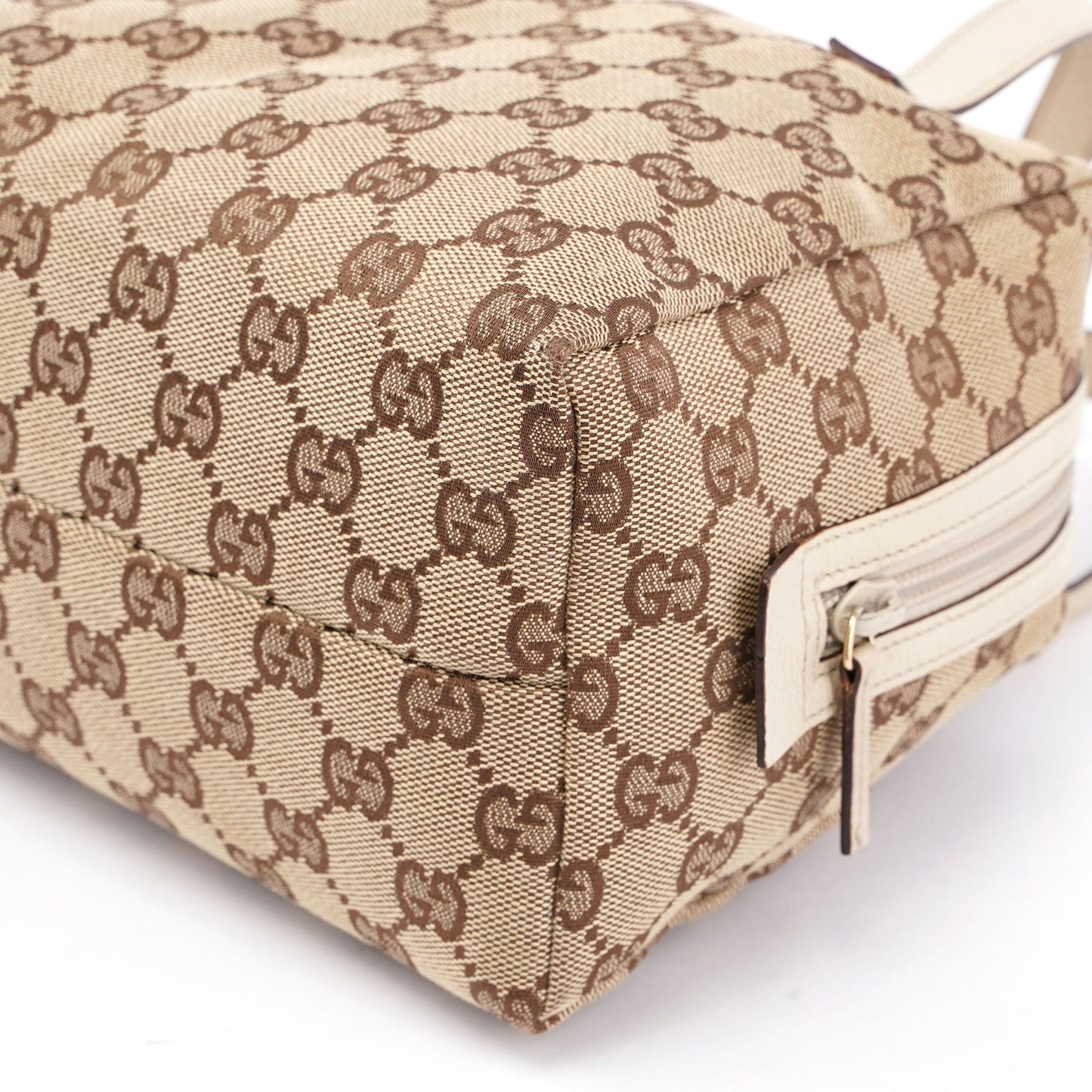 Beige GG Mini Bowling Bag